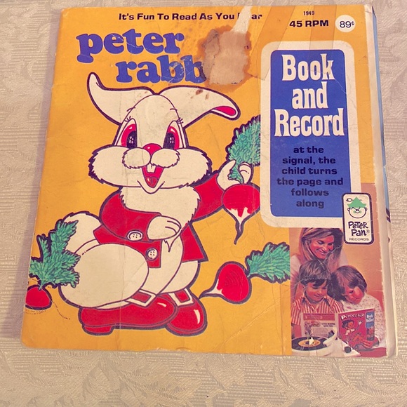 Vintage story books with read along vinyl records. 1940’s to 1970. - Picture 6 of 8